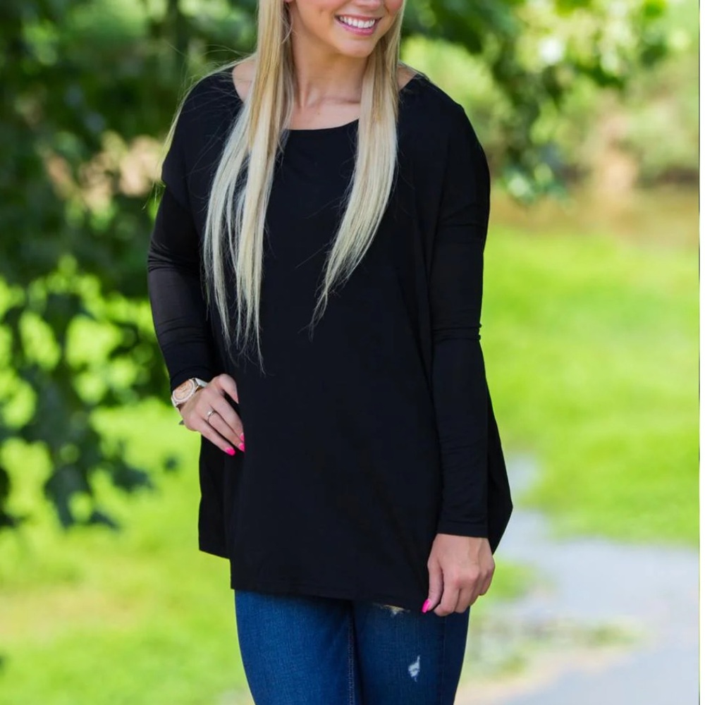 PIKO bamboo fabric long sleeve top